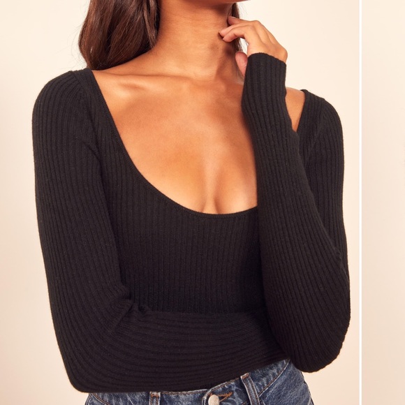 Reformation Sweaters - NEW Reformation Mia Cashmere Sweater Top